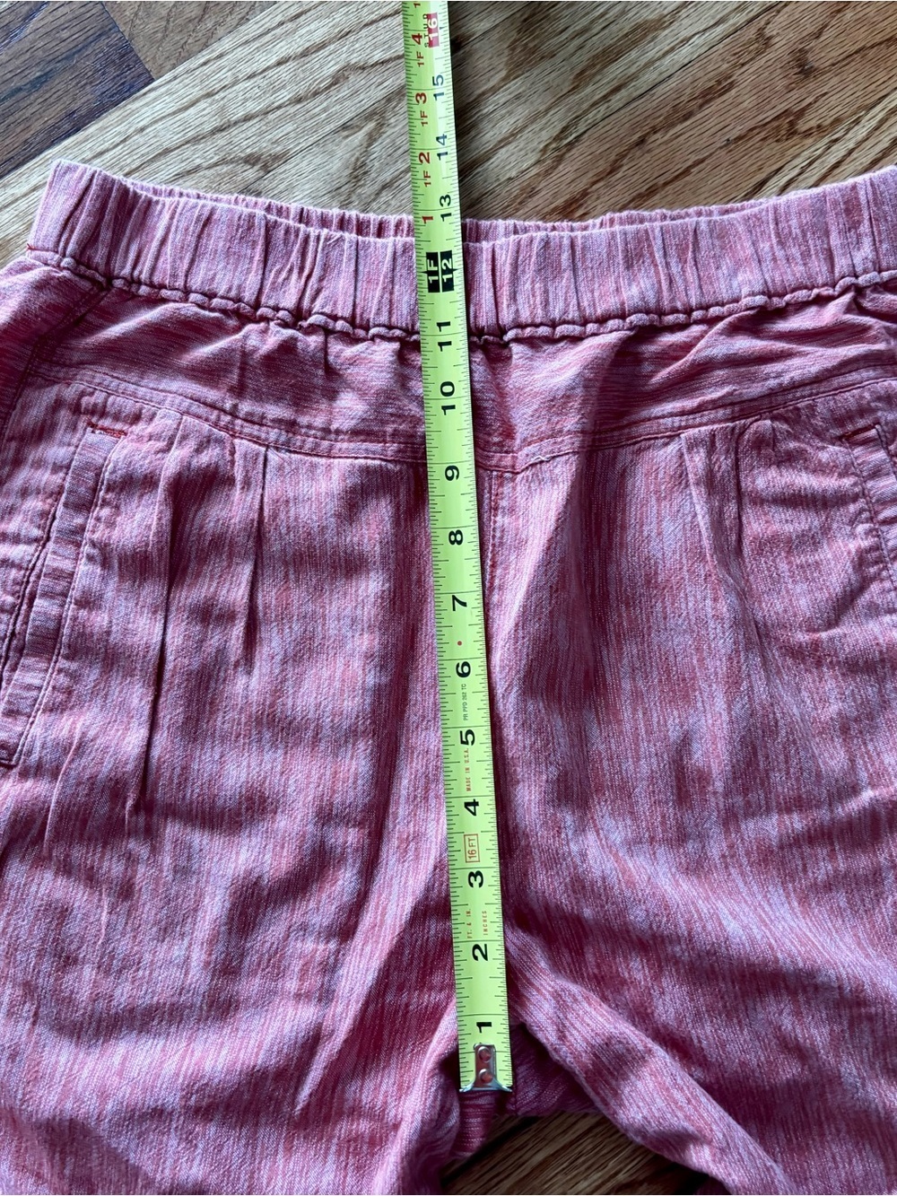 Anthropologie Dusty Rose Pull-On Track Pants - Picture 6 of 10